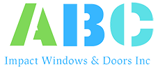 Colored Logo of ABC Impact Windows and Doors Inc.