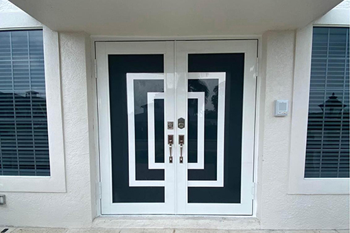 Commercial Space's Impact Door Installed by Tampa Manufacturer