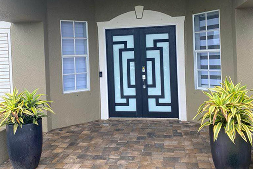 Tampa Business' Newly Installed Impact Entry Door