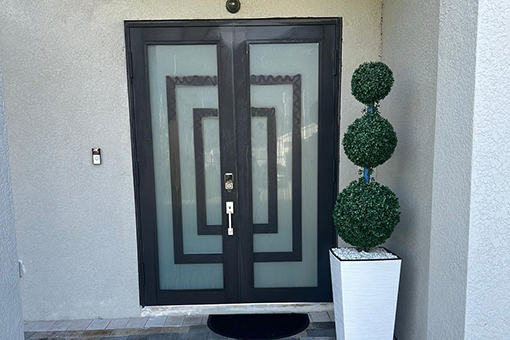 Impact Entry Door of a Tampa House