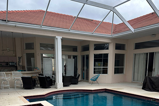 Tampa Resort's Impact Windows and Doors by the Pool Area