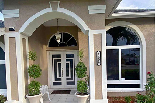 Exterior of Tampa Business After Upgrading to Impact Doors and Windows