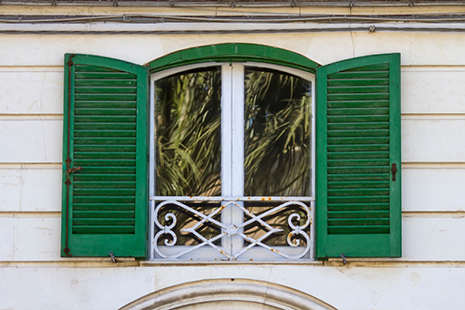 Old Windows of a Tampa Residence Due for Replacement with Impact Windows